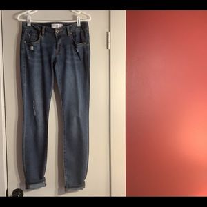 Cabi Destructed Skinny #5087 Jeans Sz 2